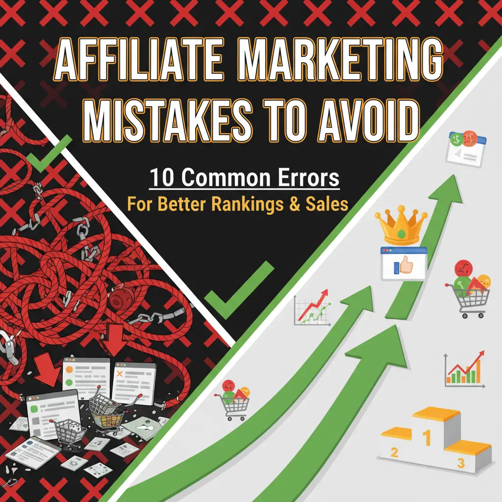 Affiliate marketing mistakes to avoid for better rankings and higher sales
