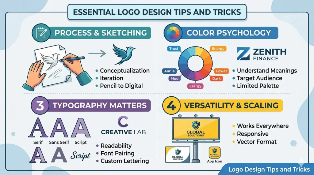 Logo Design Tips and Tricks – Professional Logo Example