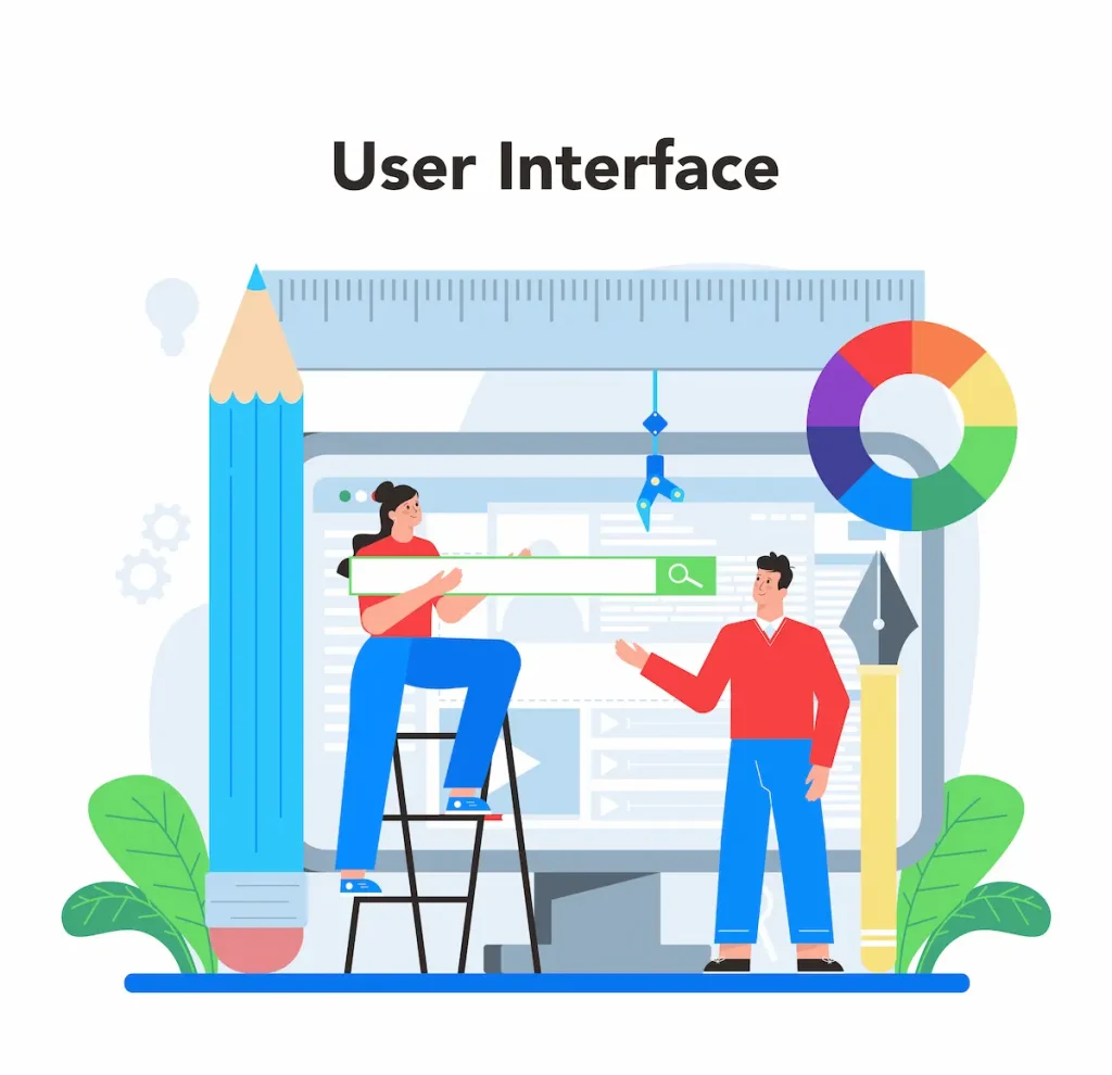 clean and simple website layout design example
