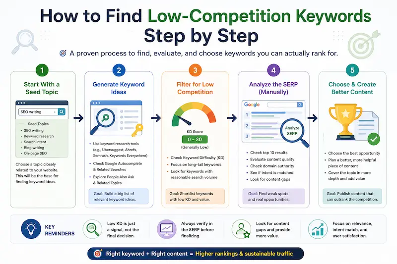 How to Find Low-Competition Keywords