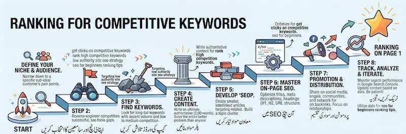 Proven strategies to rank competitive keywords without backlinks