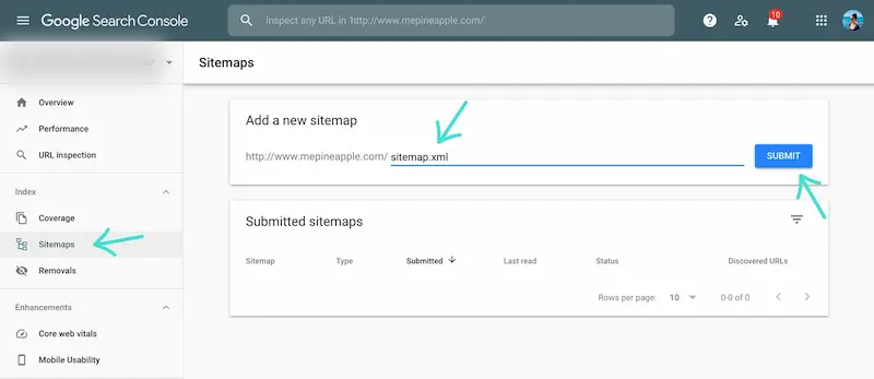 xml sitemap structure example