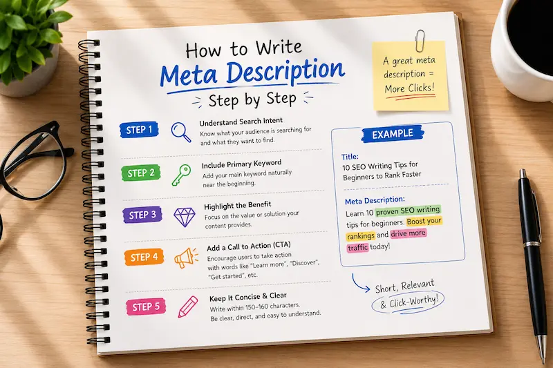 How to write meta description step by step
