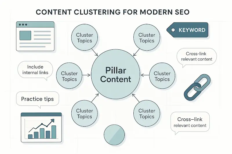 Internal linking structure for SEO blog posts