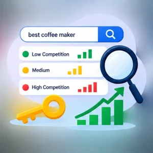 Competitive keywords icon